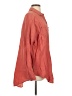 Free People Orange Long Sleeve Button-Down Shirt Size XS - photo 4