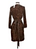 J.Crew Animal Print Brown Cocktail Dress Size 2 - photo 2
