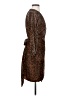 J.Crew Animal Print Brown Cocktail Dress Size 2 - photo 4