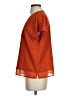 DKNY 100% Polyester Orange Short Sleeve Blouse Size S - photo 5
