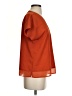 DKNY 100% Polyester Orange Short Sleeve Blouse Size S - photo 4