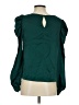 Lulus 100% Polyester Green Long Sleeve Blouse Size S - photo 2