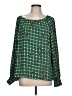 CAbi 100% Polyester Green Long Sleeve Blouse Size L - photo 1
