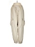 Shein 100% Polyester Ivory Cargo Pants Size S - photo 1
