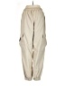 Shein 100% Polyester Ivory Cargo Pants Size S - photo 2