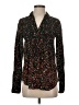 Maeve 100% Rayon Floral Black Long Sleeve Blouse Size 0 - photo 1