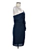 BCBGMAXAZRIA 100% Polyester Blue Cocktail Dress Size 6 - photo 4
