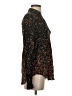 Maeve 100% Rayon Floral Black Long Sleeve Blouse Size 0 - photo 4