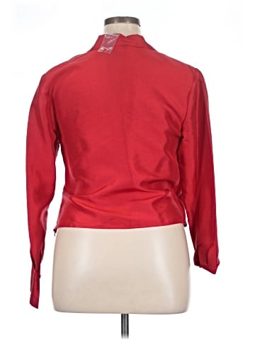The J. Peterman Co. Long Sleeve Silk Top (view 2)