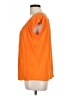 PureDKNY Orange Short Sleeve Blouse Size L (estimated) - photo 5
