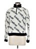 Bebe 100% Polyester Print Silver Pullover Sweater Size M - photo 1