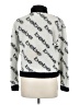 Bebe 100% Polyester Print Silver Pullover Sweater Size M - photo 2