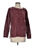 Jones New York Signature 100% Polyester Tweed Burgundy Pullover Sweater Size S - photo 1