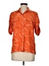 Equipment Orange Short Sleeve Blouse Size M (estimated) - photo 1