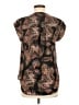 Daniel Rainn 100% Polyester Paisley Black Short Sleeve Blouse Size M (petite) - photo 2