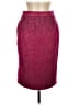 Thakoon Tweed Burgundy Formal Skirt Size 8 - photo 1