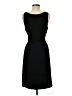 Ann Taylor Solid Black Casual Dress Size M - photo 2