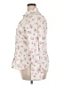Chaps Floral Ivory Long Sleeve Blouse Size XXL - photo 5
