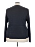 B Collection by Bobeau Black Blue Long Sleeve Blouse Size 3X - photo 2