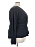 B Collection by Bobeau Black Blue Long Sleeve Blouse Size 3X - photo 4