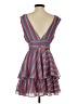 Blue Blush 100% Polyester Stripes Blue Cocktail Dress Size S - photo 2