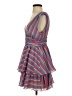 Blue Blush 100% Polyester Stripes Blue Cocktail Dress Size S - photo 5