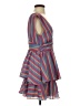 Blue Blush 100% Polyester Stripes Blue Cocktail Dress Size S - photo 4