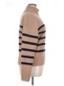 Aqua 100% Cashmere Stripes Tan Cashmere Pullover Sweater Size XL - photo 4