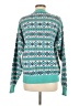 American Eagle Outfitters Print Teal Pullover Sweater Size M - photo 2