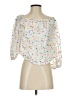Lovers + Friends White 3/4 Sleeve Blouse Size XS - photo 1