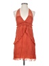 ASOS 100% Polyester Orange Cocktail Dress Size 4 - photo 1