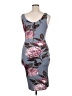 Popular Basics Gray Casual Dress Size XL - photo 2
