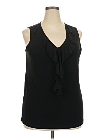 Double Take Sleeveless Blouse (view 1)