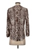 Vince Camuto Animal Print Brown 3/4 Sleeve Blouse Size S - photo 2