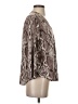 Vince Camuto Animal Print Brown 3/4 Sleeve Blouse Size S - photo 4
