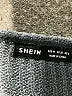 Shein 100% Polyester Solid Gray Pullover Sweater Size 6 - photo 7