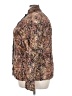 Rafael 100% Polyester Paisley Brown Long Sleeve Blouse Size 3X - photo 5