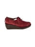 Assorted Brands 100% Leather Burgundy Red Wedges Size 6 1/2 - photo 1