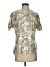 Assorted Brands Floral Tan Ivory Short Sleeve T-Shirt Size EU 36 / US 6 - photo 1