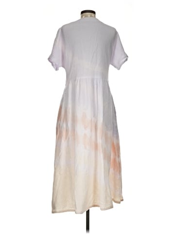 Madewell Tie-Dye Lightspun Button-Front Midi Dress (view 2)
