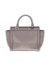 MICHAEL Michael Kors 100% Leather Solid Gray Leather Satchel One size - photo 3
