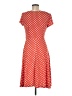 Perceptions Polka Dots Red Casual Dress Size 8 - photo 2