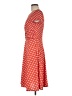 Perceptions Polka Dots Red Casual Dress Size 8 - photo 5