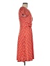 Perceptions Polka Dots Red Casual Dress Size 8 - photo 4