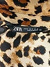 Zara Animal Print Brown Long Sleeve Blouse Size M - photo 7