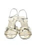 Annie Metallic Silver Gold Sandals Size 9 (wide) - photo 2