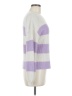 Steve Madden Stripes Purple Pullover Sweater Size M (estimated) - photo 4