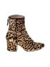 J.Crew Animal Print Brown Tan Ankle Boots Size 7 1/2 - photo 1