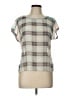 Xhilaration 100% Polyester Gray Short Sleeve Blouse Size L - photo 1