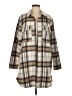 MELLODAY Plaid Ivory Coat Size M - photo 1
